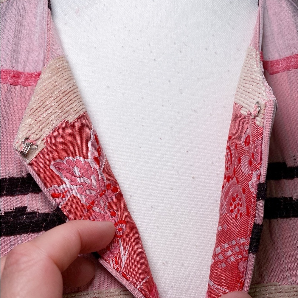 K Studio Vintage Patchwork Lightweight Blazer - image 5